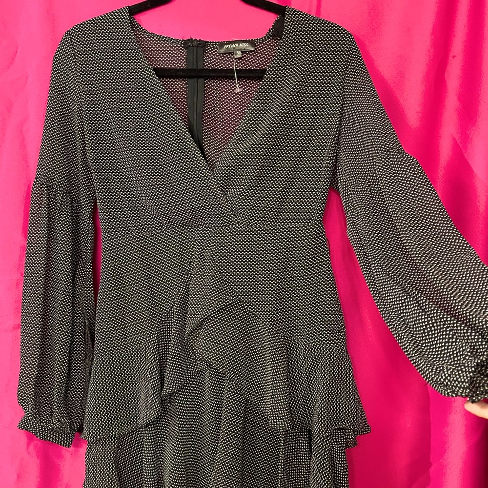 long sleeve midi dress